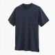 Men's Navy Heather Short Sleeve Shirt