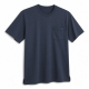 Men's Navy Heather Short Sleeve Shirt