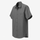 Men's Gray Short Sleeve Shirt