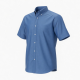 Men's Short Sleeve Collar Blue Extra