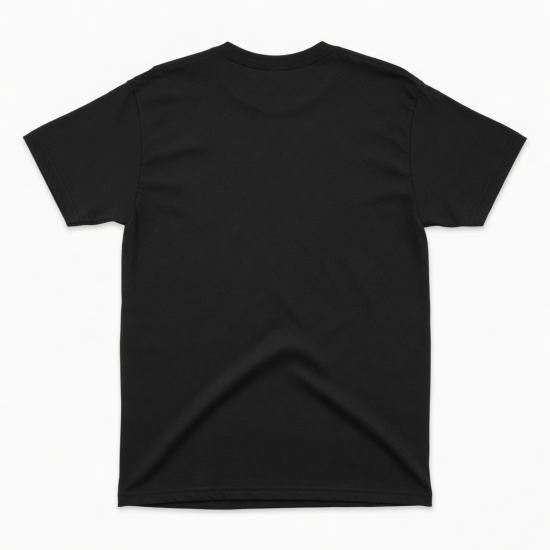 Men's Graphic Black Crew Neck Short Sleeve T-Shirt