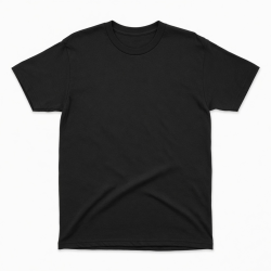 Men's Graphic Black Crew Neck Short Sleeve T-Shirt
