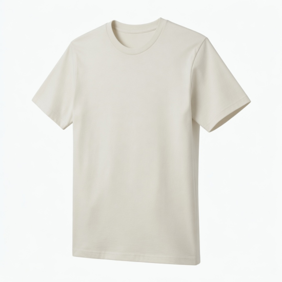 Men's Short Sleeve Ivory T-Shirt