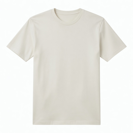 Men's Short Sleeve Ivory T-Shirt
