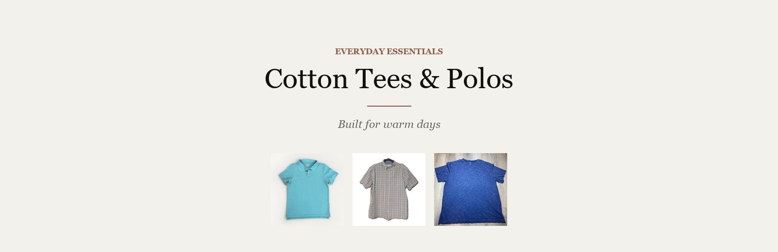 Men's short sleeve shirts